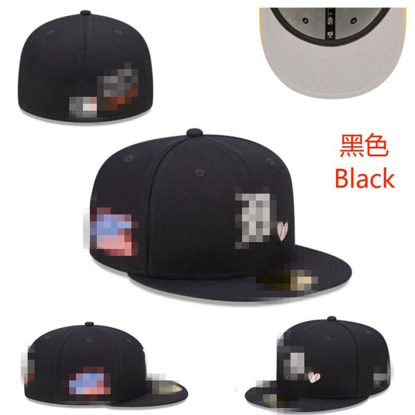 2024 Baseball masculino Caps fechados de verão letra azul marinho bone masculino cor preto cor de esporte casual chapéus lisos misturados coloros k-1