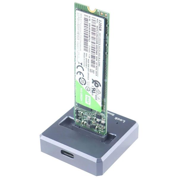 Accendi HDD RECCOLO SSD SSD Docking Station M.2 ADAPTER USB Typec NVME/SATA Caddy Box 10GBPS ESTERNA M TIALE MOCILE DRIVO DI MOBILE DROP OTPKI