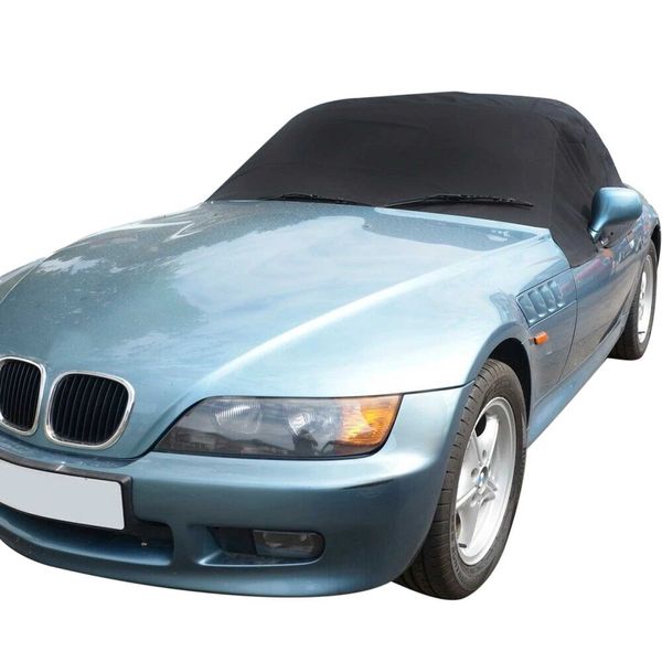 Araba Kapakları BMW Z3 Su Geçirmez Çatı Kapağı Yarım Kapak Açık Koruyucu Kar Güneş Koruması ve Toz Kapağı T240509