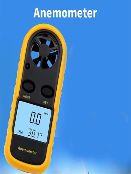 Анемметр карман цифровой скорость подсчет температуры ветра отображение анемометр 030MS1770298