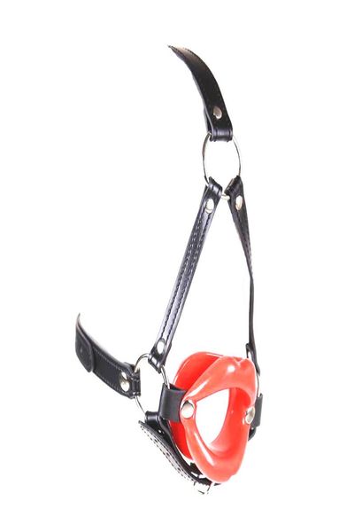 Sfruttare la bocca gags giocattoli per sesso orale adulto BDSM Bondage Gear Products Products for Women Red GN22232000772719462