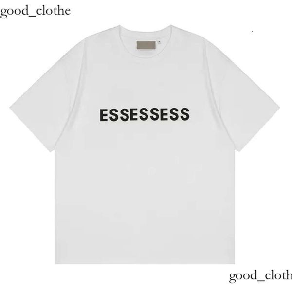 Essentialsclothing T-Shirt Designer Essenial Männer T-Shirt Essen Damen T-Shirt O-Neck 3D-Buchstaben Luxurys Top-Qualität-Buchstaben Print Hemd Angst vor Ess 504