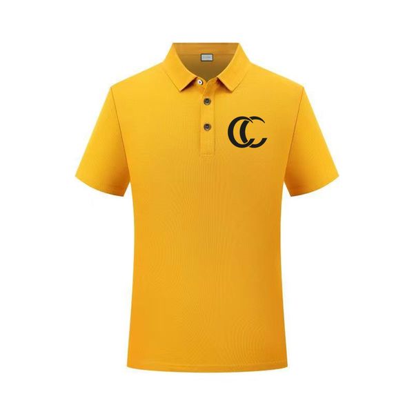 T-shirt masculina de grife de designer Classic Solid Color Men's Polo Fashion Fashion Versátil Casual Business Men's Top