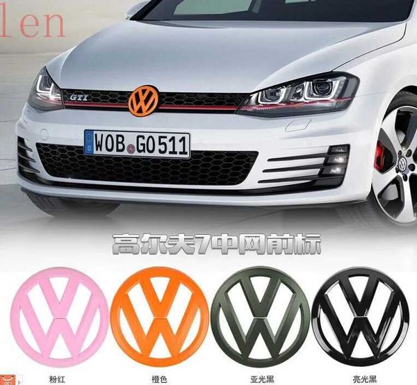 Autoaufkleber Koffer für VW Golf 7 GTI -Abdeckung Vorder- und Rückgitter Emblem Abzeichen Fit Car Styling T240513