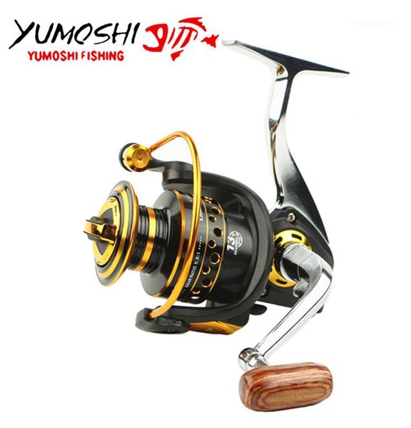Yumoshi BQ 13 BBS FISHING REEL 5 51 Zahnradverhältnis Metall Main Body Foot Foot Super Strong Spinning Rolle für die Fischereistange C18110601267T1202637