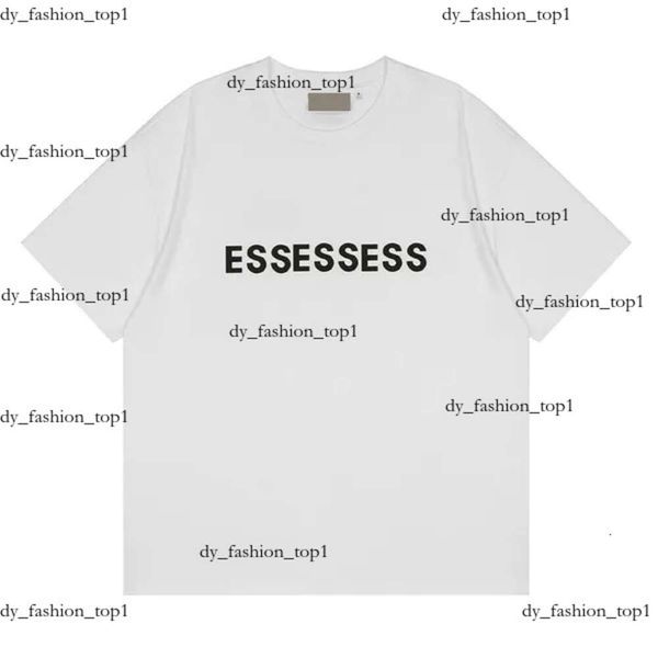 Essentialsclothing Herren Designer T -Shirt Escial Letter Grafik T -Shirts Männer Kleidung Fashion USA High Street 1977 Kurzarm Sommer Herren T -Shirts Angst vor Ess 371