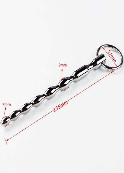 7135 mm per perle uretrali in acciaio inossidabile anello di cazzo di dilatatori della spina uretrale che suonano giocattoli per sesso a canna per men32333154