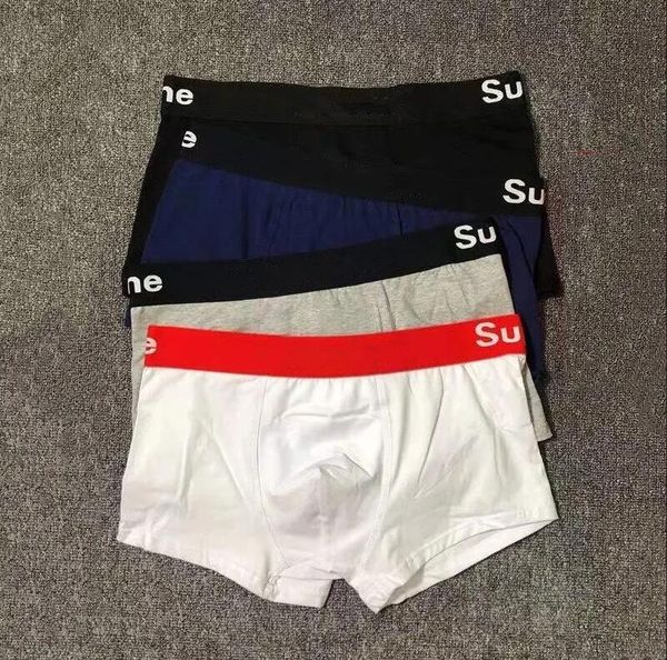 Unterwäsche Männer Boxer Shorts für Männer Panties Boxe Grid Shorts zu unterdügen natürliche Baumwolle Hochqualität sexy ohne Box