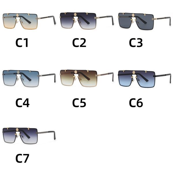 O occhio da sole in cornice quadrata per donne occhiali da sole maschile da sole estate occhiali da sole incorniciati pieni occhiali di alta qualità occhiali da guida estate all'ingrosso MOQ = 10