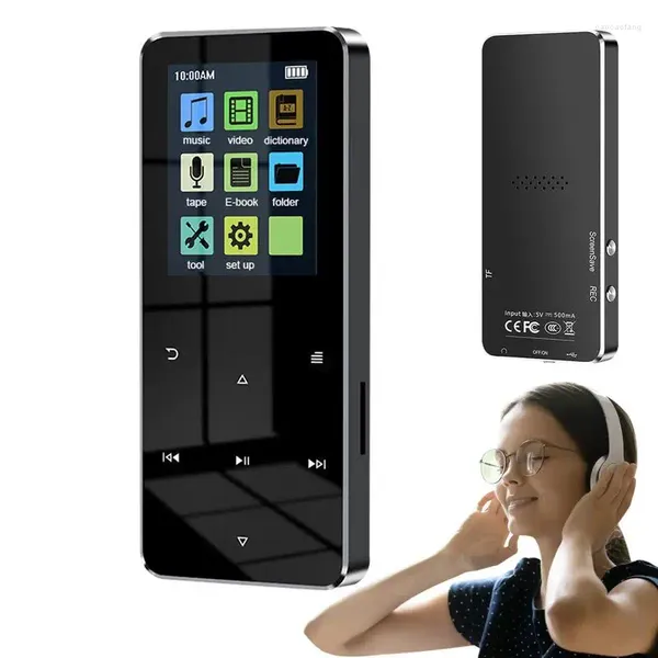 MP3 -плеер с BT встроен в 4 ГБ 300 мАч, батарея музыка Walkman Players без потерь Hifi Sound 1,8 дюйма Touch