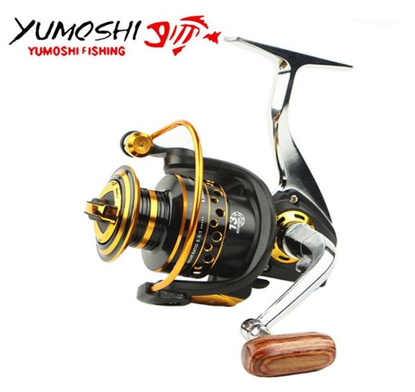 Yumoshi BQ 13 BBS FISHING REEL 5 51 Zahnradverhältnis Metall Main Body Foot Foot Super Strong Spinning Rolle für die Fischereistange C18110601267t9303935