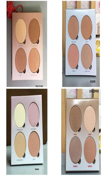 Factory direto dhl nova maquiagem face 4 cores bronzeadoras de bronzeadores palette74g2423856