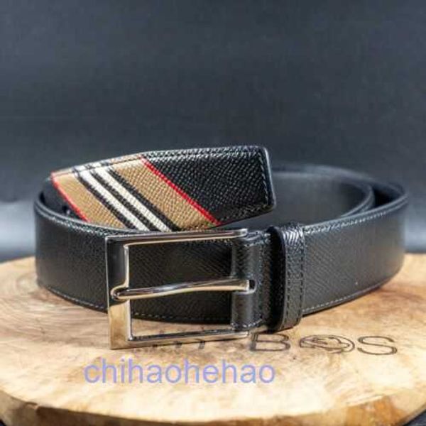 Designer Barbaroy Belt Filmle Fivelele Genuine Leather Celra Corrente Jeans Belém Tamanho Autêntico 36