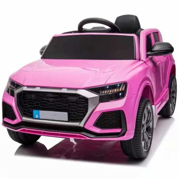 Passeggini# Childrens Electric a quattro ruote veicoli con auto elettrica a telecomando per ragazzi e ragazze possono sedersi su persone per bambini T240509