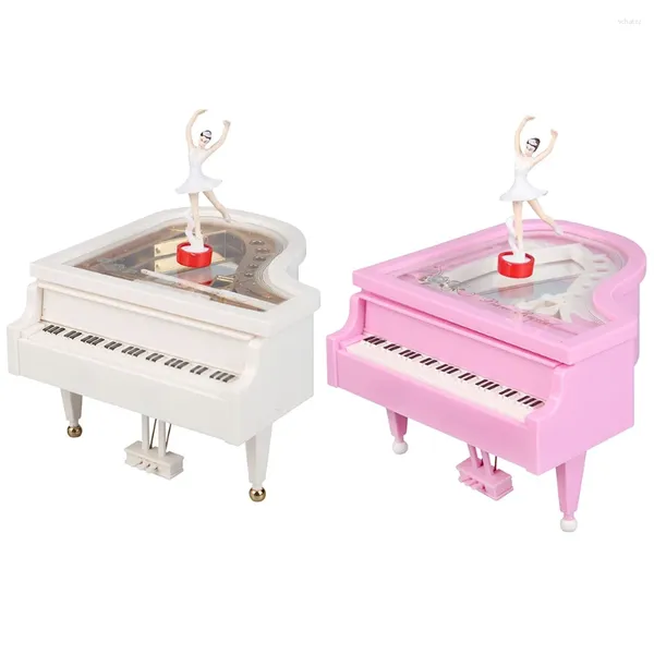 Dekorative Figuren Tanze Ballerina Music Box Romantische klassische Klavier Musical Exquisite kreative Mode umweltfreundlich für Geburtstag Hochzeit