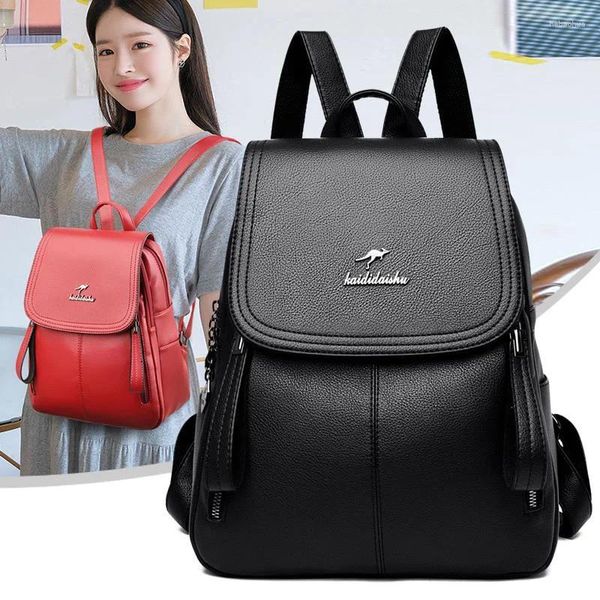 Rucksack Kangaroo 2024 Stil Frauen Fashion Simple College School Tasche Freizeit Damen Rucksäcke Taschen