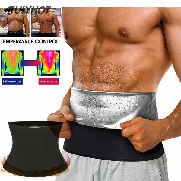 Aparente de suporte da cintura UNISSISEX Belly Wrap Sports Satur Sweat Band Sury Trainer Perda de Peso Perda de Peso Corpo Shaper Belt Slimming Belt Belt Belt Belt