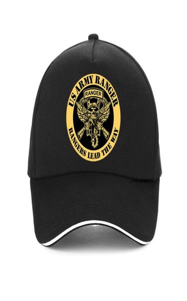 Moda Cool Men Army Ranger Ranger Base de beisebol masculino Outdoor Rangers lidera a maneira como sunhat ajustável chapéus casuais snapback bone12468089371763