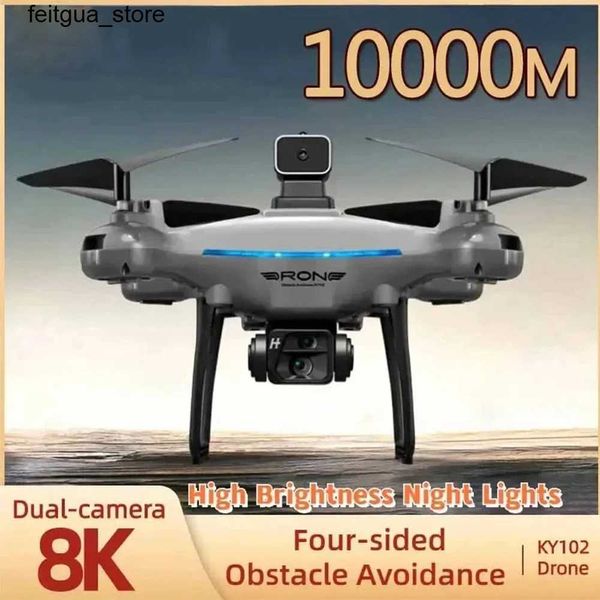 Drones mijia ky102 drone 8k Professional Dual Camera Photography Aerial Photography 360 Evitação de obstáculos Fluxo óptico de quatro eixos RC S24513