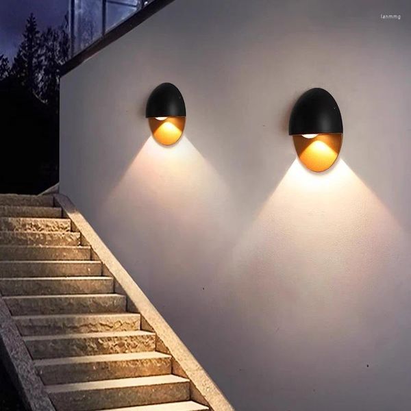 Wandlampe wasserdichte Outdoor -LED Long IP65 Aluminium Light Garden Villa Veranda Leuchte Leuchten