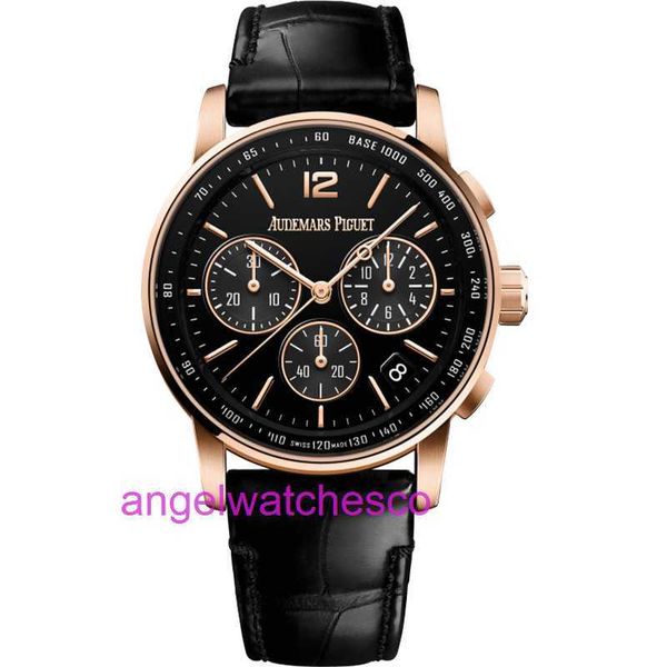 AAPI -Designer Luxus Mechanik Armbanduhr Original 1 bis 1 Uhren Box Neue Abbe Mens Uhrencode 18K Roségold Mechanical Watch Mens