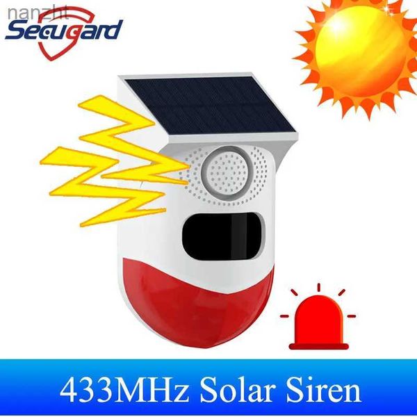 Sistemas de alarme 433MHz sem fio Alarm Solar Detector de movimento infravermelho PET PET imune ao ar livre Amazing à prova d'água Sistema de alarme Borgra Borgra WX