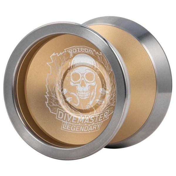 Yoyo Yoyo Yoyo Professionista non rispondente Yoyo Divemaster Legendary 7075 Alluminio in alluminio Ring di titanio Yoyo Toy (1A 3A 5A)