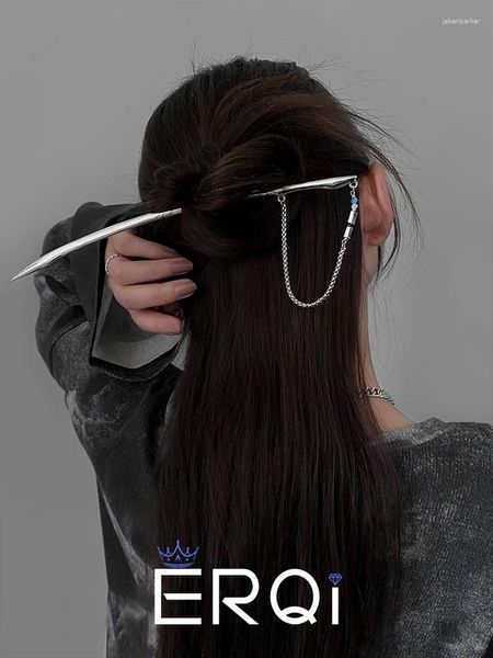 Haarklammern 2024 Schwung Fransen Haarnadel für Frauen Retro -Stil Kupferlegierung Jwelry Party Geschenk