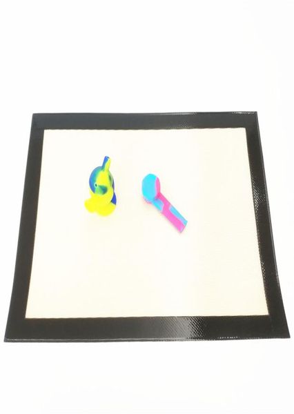 Alimento para silicone manch alimento de grau 42x295cm antiaderente de óleo de silicone com óleo liso Dab bho tapete com silicone e fibra de vidro personalizado ma7381421