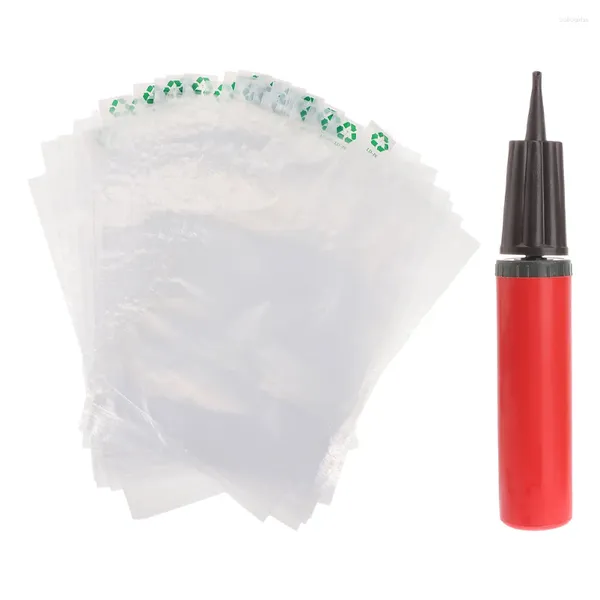 Сумки для хранения воздушная подушка пленка рулон пакет пузырьки пузырьки прозрачные кошельки против надувных пакетов Anti-N-давление упаковка