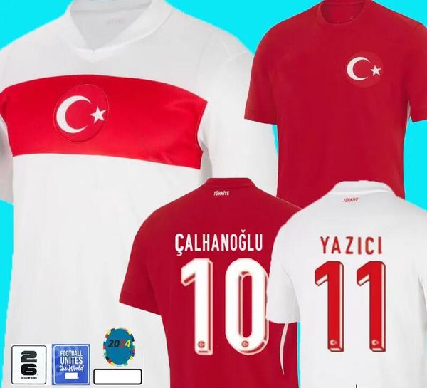 2024 2025 camisa de futebol Turkiye 2024 Copa da Copa da Copa da Turquia Demiral Kokcu Yildiz Enes Calhanoglu futebol SHIRTS KIT