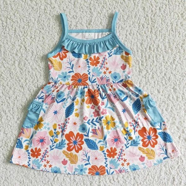 Set di abbigliamento BASCHI BLUSCHI BLU SPANNE FLOORE GONNA ALLE ASSEGGIO ABBIENTI BAMBINI AGGIUNTI COMPLE