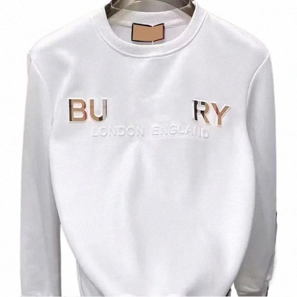 Designer di felpe da uomo Designer classico da uomo Pullover Womens Man Woman Woman Streetwear Jumper 3D Letters Mogrammed LG Sleeve Pure Cott Jumpers L549#