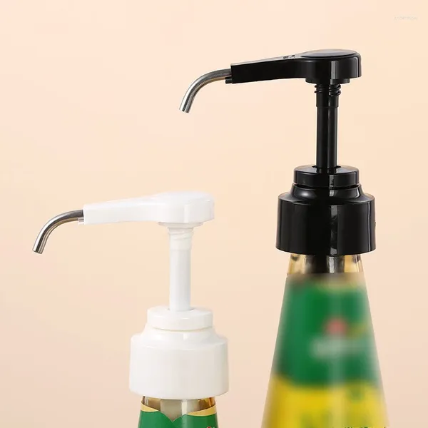 Dispensatore di sapone liquido sciroppo bottiglia spruzzatore a pressione spruzzatore per la pompa della pompa salsa a push in plastica per gallone