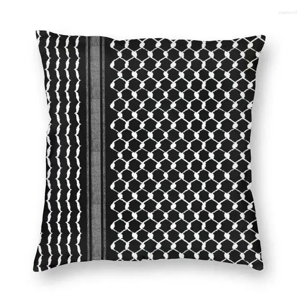 Kissen weiche palästinensische Hatta Kufiya Wurf Hasse Home Decra Square Palästina Arabisch Keffiyeh Cover 45x45 für Sofa