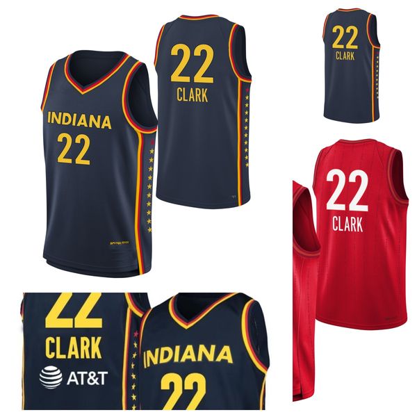 Indiana Fever 22 Caitlin Clark Jersey Iowa Hawkeyes Männer Frauen Jugend College Basketball Trikots Männer Schwarz weiß gelb Anmeldung jeder Name Nachricht JerseyEdge1