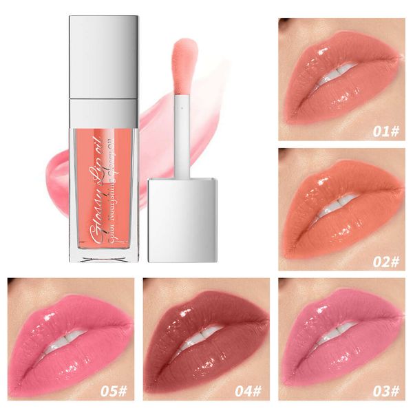 Hellokiss Lip Увлажняющий масла увлажняет и увлажняет зеркальное лицо, светящиеся губы