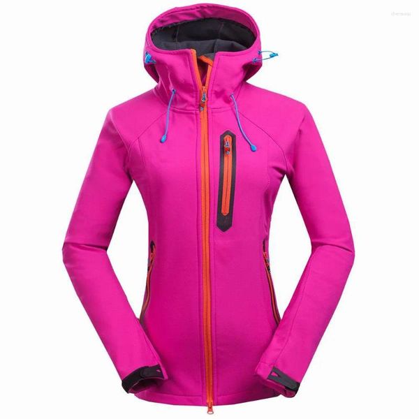 Giacche da sci Softshell Giacca da sci softshell per donne Snowboard Portiera esterna da escursionismo Sport Snow Snow Skiting Associazione