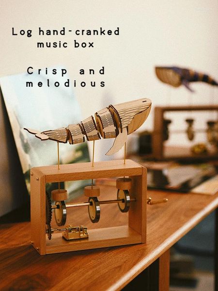 Dekorative Figurenwal Song Music Box - Handkurbel Holz Kit