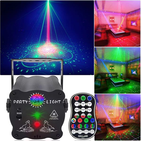 RGB Laser Projector estágio DJ DJ LED LED LED LAMP