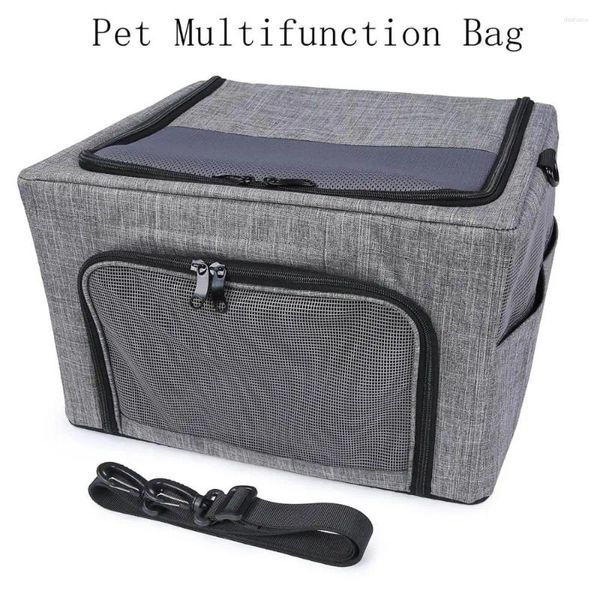Transportadoras de gatos transportador de cachorro viajar assento de sede de animal de estimação portátil mochila de gaiola respirável suprimentos de bolsa pequena