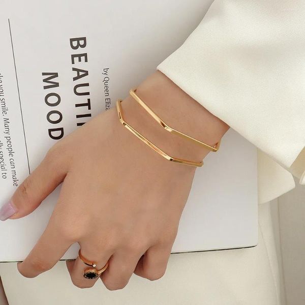 Bangle Fashion Style очаровательный стильный браслет из нержавеющей стали.