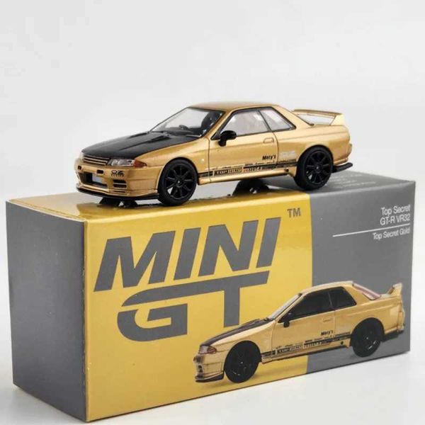 Dascast Model Cars Minigt 1/64 Top Secret Nissan Skyline GT-R VR32 Japanische limitierte Legierungs-Legierungsträger.