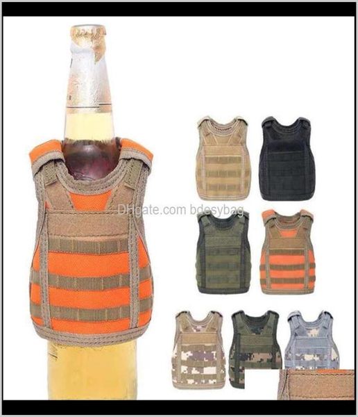 Gestire bevande bevande koozie militare mini mini giubbot goller maniche spallacci regolabili alle spalloni er bar p9850671