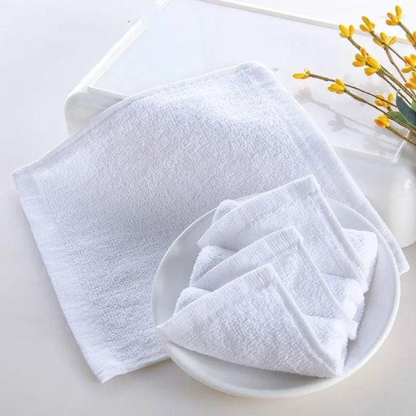 Asciugamano vendere asilo all'ingrosso di cotone puro cotone per bambini bianco piccolo piccolo 20 cm Lancide domestiche 10pcs