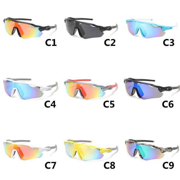 Occhiali da sole in bicicletta per uomini per uomini occhiali da sole designer polarizzati sport in bicicletta sport abbaglianti occhiali all'aperto che rivestono donne occhiali da sole