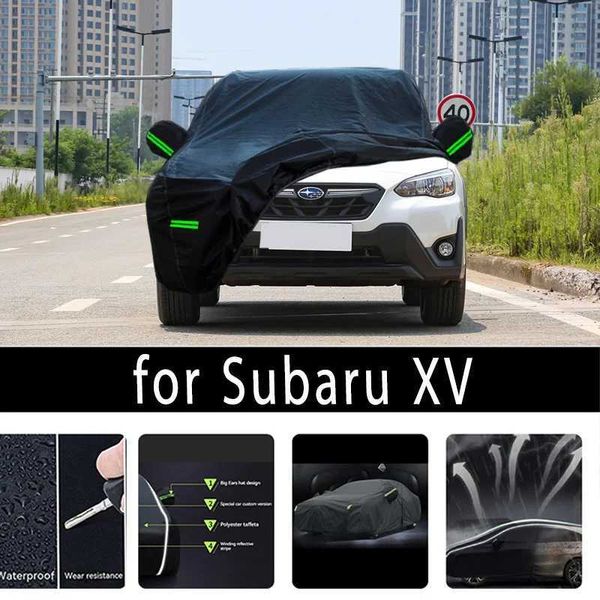 Coperture per auto adatte per Subaru XV Protezione esterna Copertura per auto Full Cover Sunte Protection Prevenzione della polvere e accessori per auto esterne T240509