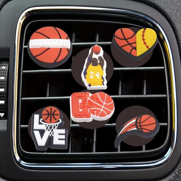 Innenarchitektur Basketballpark 10 Cartoon Car Air Vent Clip -Auslass -Clips pro Conditioner für Office Home Diffusor Drop Lieferung OTIN7