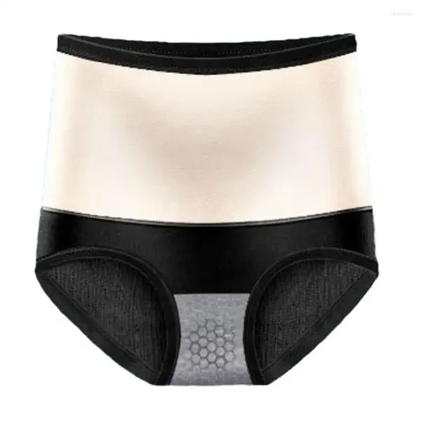 Mutandine femminili Women Underwear Accogliente peluche mutande con il controllo della pancia in vita ad alta protezione elastica morbida per calore