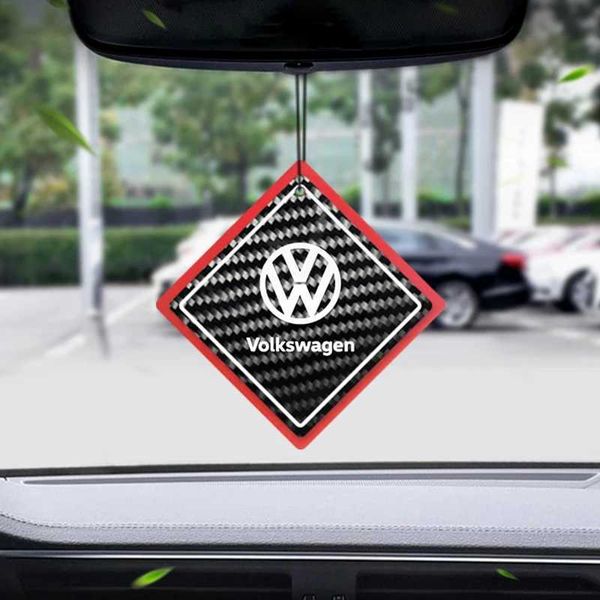 Autoaufkleber Kohlefaser Auto Hanging Parfüm Anhänger Duft Ornament für VW Golf Bora Passat Jetta Käfer Tiguan Scirocco Touran Lavida T240513